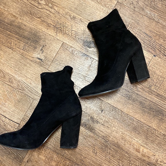 ASOS Elaborate Black Sock Booties 8 - Picture 4 of 10